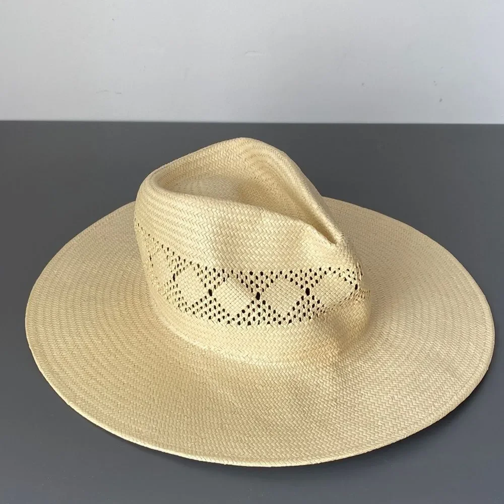 Brixton Joanna IV Natural Straw Hat Sz 7 / S (fits M) Vacation Sprint Break Boho